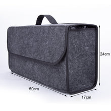 Load image into Gallery viewer, KAWOSEN Portable Foldable Car Trunk Organizer Felt Cloth Storage Box Case Auto Interior Stowing Tidying Container Bags CTOB04
