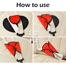 Load image into Gallery viewer, Auto Car Seat Safety Belt Cover Pad Baby Child Product Seat Belt Adjustment Holder Triangle Safety Seat Belt Pad Clips For Kids
