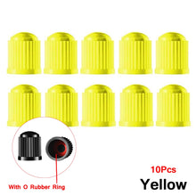 Load image into Gallery viewer, AUTCOAT Tire Stem Valve Caps, with O Rubber Ring, Universal Stem Covers for Cars, SUVs, Bike and Bicycle, Trucks, Motorcycles
