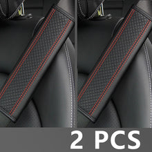 Load image into Gallery viewer, Car Accessories Seat Belt Pu Leather Safety Belt Shoulder Cover Breathable Protection Seat Belt Padding Pad Auto Interior Access
