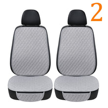 Load image into Gallery viewer, Summer Car Seat Cover Protector Auto Flax Front Back Rear Backrest Linen Seat Cushion Pad for Automotive Interior Truck Suv Van
