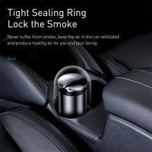 Load image into Gallery viewer, Baseus Car Ashtray Portable LED Light Cigarette Smoke Ashes Holder for Car Flame Retardant High Quality Ash tray Car Accessories
