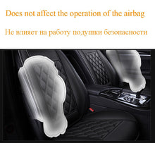 Load image into Gallery viewer, Waterproof Leather Car Seat Cover Protector Mat Universal Front Backret Breathable Car Van Auto Seat Cushion Protector Pad
