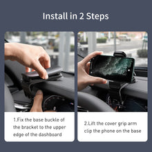 Load image into Gallery viewer, Baseus Car Mount Auto Center Console Car Phone Holder For Xiaomi Samsung 4.7-6.5 Inch Car Phones Holder Stand Clip Mount Bracket
