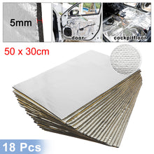 Load image into Gallery viewer, Uxcell 9pcs/12pcs 50cm*30cm Sound Deadener Heat Insulation Mat Car Van Sound Proofing Deadening Insulation Car Hood Insulation
