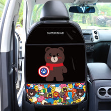 Load image into Gallery viewer, 1PCS Car Seat Back Cover Protector for Kids Cartoon Car Anti Kick Mat with Bag Waterproof Car Seat Back Protector Anti Kick Pad
