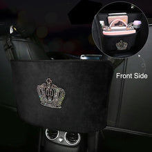 Load image into Gallery viewer, Luxury Diamond Rhinestone Car Storage Bag Organizer Seat Back Holder Multi-Pockets Car Backseat Stowing Tidying for Women
