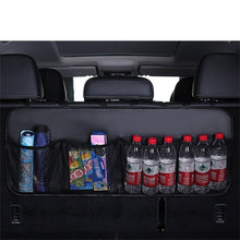 Load image into Gallery viewer, Car Rear Seat Organizer Auto Seat Back Storage Bag Automobile Trunk Cargo Mesh Ornaments Sundries Gadget Interior Accessories
