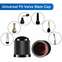 Load image into Gallery viewer, AUTCOAT Tire Stem Valve Caps, with O Rubber Ring, Universal Stem Covers for Cars, SUVs, Bike and Bicycle, Trucks, Motorcycles
