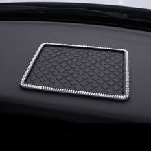 Load image into Gallery viewer, 18*14cm Anti Slip Mat Crystal Rhinestone Automobile Silicone Non-Slip Mat Pad Car Sticky for GPS Phone Car Interior Accessories
