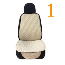 Load image into Gallery viewer, Linen Car Seat Cover Protector Summer Front or Rear Seat Back Cushion Pad Mat Backrest Universal for Auto Interior Truck Suv Van
