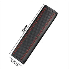 Load image into Gallery viewer, Car Accessories Seat Belt Pu Leather Safety Belt Shoulder Cover Breathable Protection Seat Belt Padding Pad Auto Interior Access
