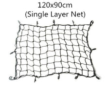 Load image into Gallery viewer, Car Trunk Cargo Net Organizer Auto Elastic Mesh Fixed Cover Travel Sundries Storage Bag Interior Accessories
