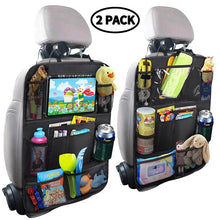 Load image into Gallery viewer, 1PC Car Back Seat Organizer Kids Car Backseat Cover Protector with Touch Screen Tablet Holder Kick Mats with Pocket for Toys
