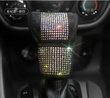 Load image into Gallery viewer, Car Bling Accessories for Woman Interior Set Styling Rhinestone Headrest Pillows Back Support Seat Cushion Pain Relief Sparkly
