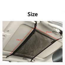 Load image into Gallery viewer, SUV Car Ceiling Storage Net Pocket Car Roof Bag Interior Cargo Net Breathable Mesh Bag Auto Stowing Tidying Interior Accessories
