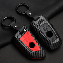 Load image into Gallery viewer, Fashion ABS Carbon fiber Car Remote Key Case Cover For BMW 1 2 3 4 5 6 7 Series X1 X3 X4 X5 X6 F30 F34 F10 F07 F20 G30 F15 F16
