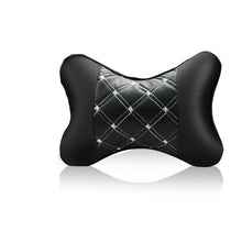 Load image into Gallery viewer, 2021 New Mini All PU leather car neck pillows comfortable universal Auto Seat Head Neck Rest Cushion Headrest Pillow Pad
