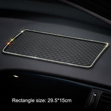 Load image into Gallery viewer, 1PCS Crystal Anti-Slip Pad Mat for Mobile Phone mp4 Keys GPS Silicone Diamond Rhinestones Car Sticky Car Charm anti slip mats
