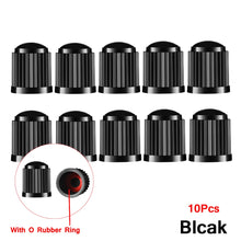 Load image into Gallery viewer, AUTCOAT Tire Stem Valve Caps, with O Rubber Ring, Universal Stem Covers for Cars, SUVs, Bike and Bicycle, Trucks, Motorcycles
