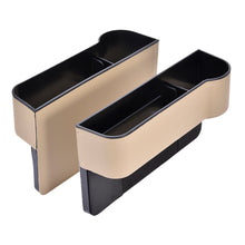 Load image into Gallery viewer, Car Seat Gap Storage Box Cup PU Leather Pocket Catcher Organizer Phone Bottle Cups Holder Multifunctional Car Accessories
