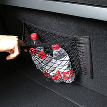 Load image into Gallery viewer, Car Back Rear Trunk Net Sticker Mesh in Trunk Storage Bag Pocket Cage Auto Network Trunk Organizer
