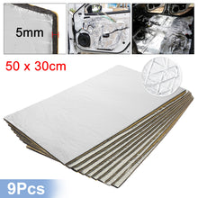 Load image into Gallery viewer, Uxcell 9pcs/12pcs 50cm*30cm Sound Deadener Heat Insulation Mat Car Van Sound Proofing Deadening Insulation Car Hood Insulation
