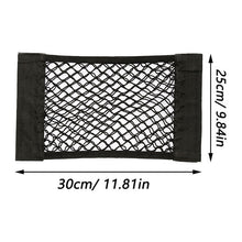 Load image into Gallery viewer, Car Back Rear Trunk Storage Net Seat Elastic String Net Magic Sticker Mesh Storage Bag Auto Organizer Seat Back Bag Freeshipping
