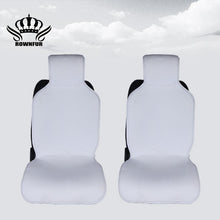 Load image into Gallery viewer, Faux fur Car Seat Cover winter White Universal Automotive interior Artificial fur Car Seat Cushion For toyota BMW Kia Mazda Ford
