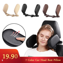 Load image into Gallery viewer, Car Seat Headrest Travel Rest Neck Pillow Support Solution car accessories interior Auto Seat Head Cushion For Kids And Adults
