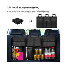 Load image into Gallery viewer, Auto Storage Organizer Car Trunk Bag Universal Large Capacity Backseat Storage Bag Trunk Cargo Mesh Holder Pocket
