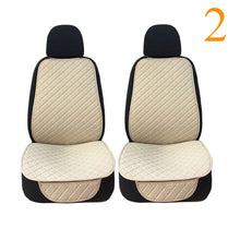 Load image into Gallery viewer, Linen Car Seat Cover Protector Summer Front or Rear Seat Back Cushion Pad Mat Backrest Universal for Auto Interior Truck Suv Van
