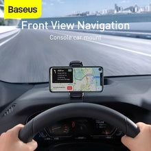 Load image into Gallery viewer, Baseus Car Mount Auto Center Console Car Phone Holder For Xiaomi Samsung 4.7-6.5 Inch Car Phones Holder Stand Clip Mount Bracket
