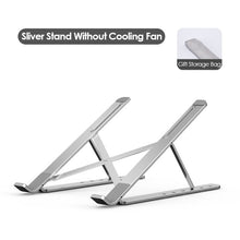 Load image into Gallery viewer, Foldable Laptop Stand With Cooling Fan Portable Heat Dissipation Cooler For MacBook Air Pro Desktop Stand Notebook Dell Holder
