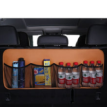 Load image into Gallery viewer, Car Rear Seat Organizer Auto Seat Back Storage Bag Automobile Trunk Cargo Mesh Ornaments Sundries Gadget Interior Accessories
