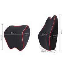 Load image into Gallery viewer, Car Neck Headrest Pillow Cushion Auto Seat Head Support Neck Protector Automobiles Seat Rest Memory Cotton Car Accessories
