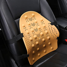 Load image into Gallery viewer, 1PCS Universal Car Back Support Chair Massage Lumbar Support Waist Cushion Mesh Ventilate Cushion Pad For Car Office Home
