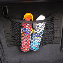 Load image into Gallery viewer, Car Back Rear Trunk Seat Elastic String Net Sticker Mesh In Trunk Storage Bag Pocket Cage Auto Organizer Seat Back Bag
