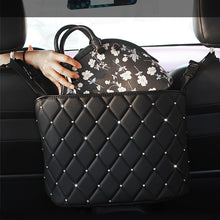 Load image into Gallery viewer, Diamond Rhinestone Car Storage Bag Hanging Automobile Organizer Seat Back Holder styling Stowing Tidying Car Interior Accessorie
