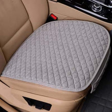 Load image into Gallery viewer, Flax Car Seat Cover Four Seasons Front Rear Linen Fabric Cushion Breathable Protector Mat Pad Auto Accessories Universal Size
