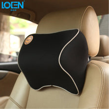 Load image into Gallery viewer, 1 PCS Car Pillow Space Memory Foam Fabric Neck Headrest Car Covers Vehicular Pillow Car Seat Cover Headrest Neck Pillow For Home
