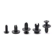 Load image into Gallery viewer, 10~ 50pcs Car 6mm Hole Plastic Rivets Fastener Push Clip Black Auto Vehicle Door Trim Panel Retainer Fastener Clips For Toyota
