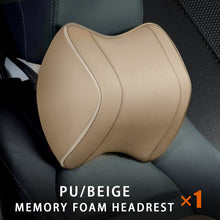 Load image into Gallery viewer, Car Neck Headrest Pillow Rest Head Support Cushion Car Breathable Memory Foam Slow Rebound Guard Car Lumbar Pillow Universal
