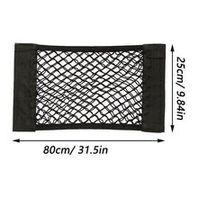 Load image into Gallery viewer, Car Back Rear Trunk Storage Net Seat Elastic String Net Magic Sticker Mesh Storage Bag Auto Organizer Seat Back Bag Freeshipping
