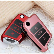 Load image into Gallery viewer, TPU Car Key Cover Remote For Volkswagen VW Golf 7 mk7 Seat Ibiza Leon FR 2 Altea Aztec For Skoda Octavia Protection Covers
