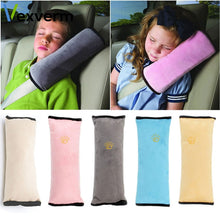 Load image into Gallery viewer, Vexverm Kids Seat Belt Pillow Car Seat Belt Plush Cushion Children kids Vehicle Shoulder Pad Headrest
