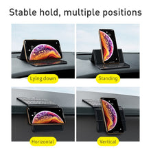 Load image into Gallery viewer, Baseus Car Phone Holder Universal Multifunction Nano Rubber Pad Car Mount Phone Support Non-slip Mobile Phone Wall Desk Sticker
