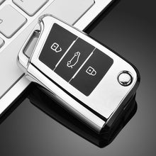 Load image into Gallery viewer, TPU Car Key Cover Remote For Volkswagen VW Golf 7 mk7 Seat Ibiza Leon FR 2 Altea Aztec For Skoda Octavia Protection Covers
