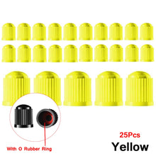 Load image into Gallery viewer, AUTCOAT Tire Stem Valve Caps, with O Rubber Ring, Universal Stem Covers for Cars, SUVs, Bike and Bicycle, Trucks, Motorcycles
