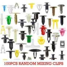 Load image into Gallery viewer, 100/50 Pcs Car Clips Fastener Screws Bumper Interior Decoration Auto Plastic Random Mixing Universal Plastic
